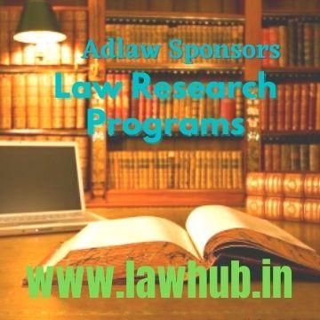 Adlaw Sponsors Law Research Programs